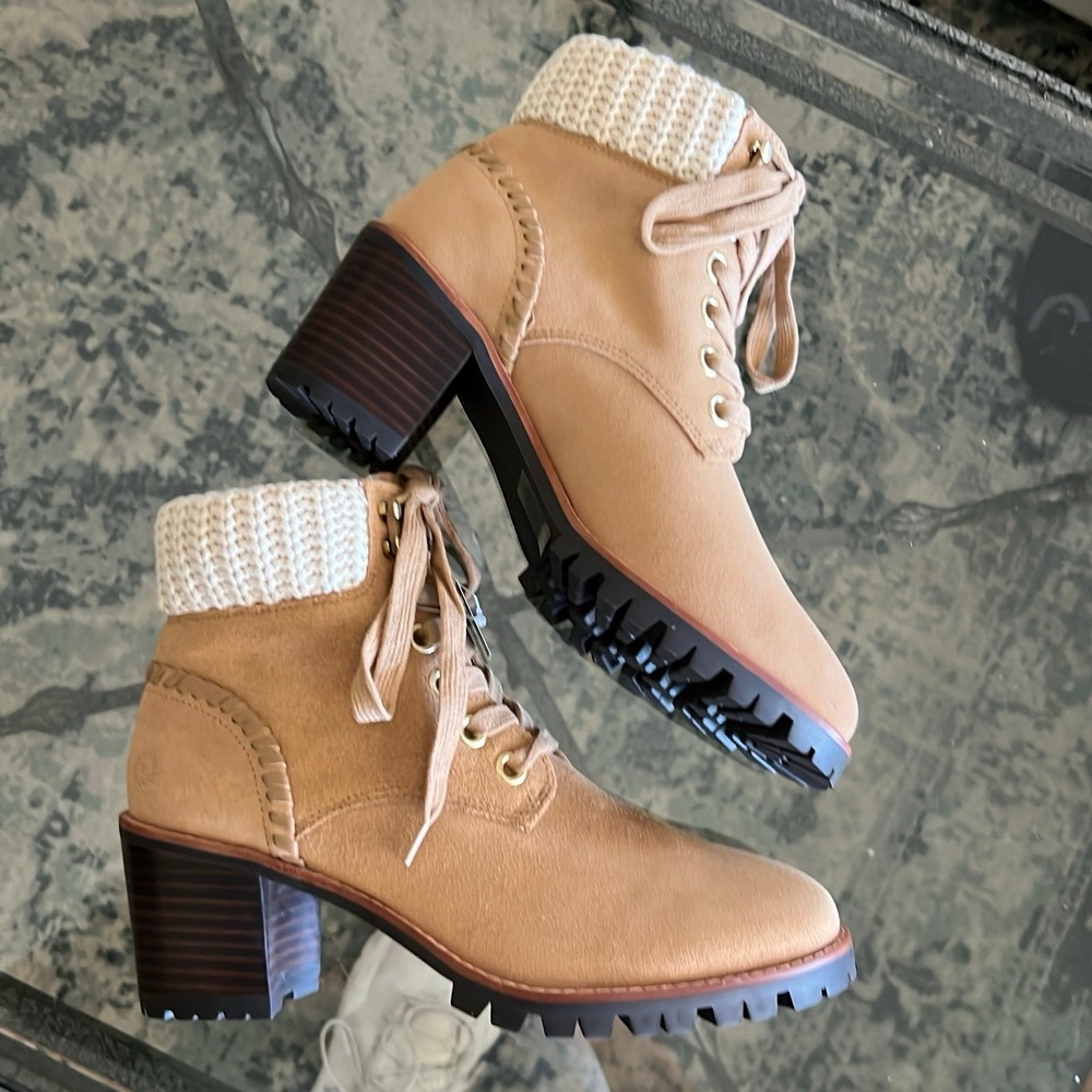 Jack Rogers Women's Leather Hiker Boots Oak Size 8 M New